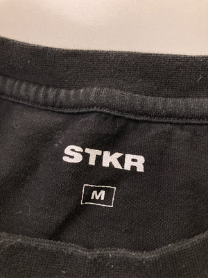 STKR/Tシャツ/カットソー/トップス/ブラック/M