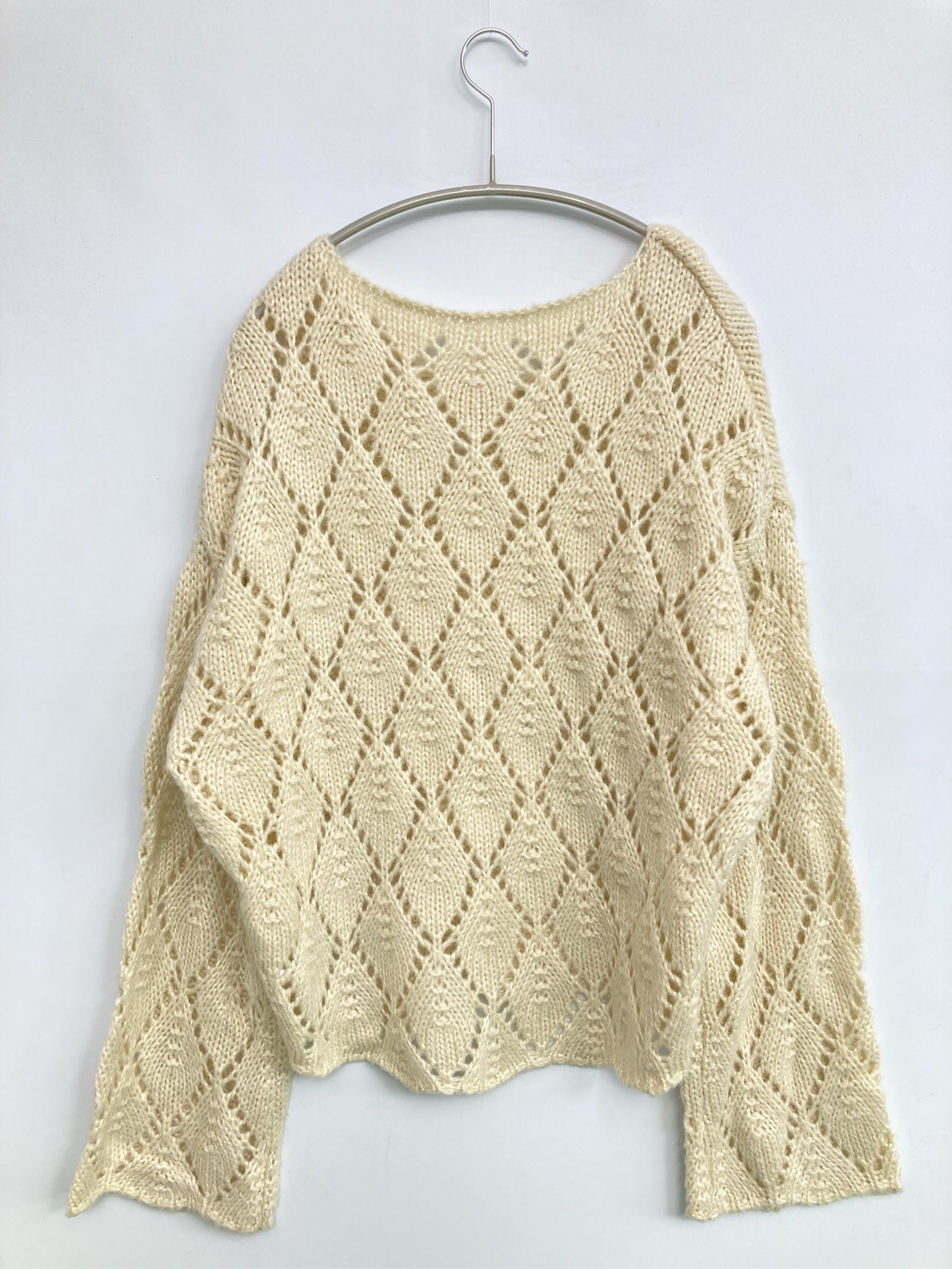 ニット/セーター/トップス/アイボリー/ONE SIZE