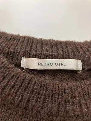 RETRO GIRL/レトロガール/ニット/セーター/トップス/ブラウン