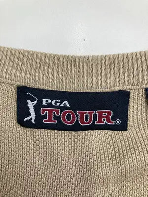 pga/ベスト/トップス/ベージュ/XL