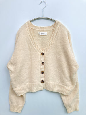 カーディガン/ボレロ/トップス/アイボリー/L