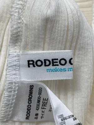 RODEO CROWNS/ロデオクラウンズ/タンクトップ/トップス/ホワイト/FREE