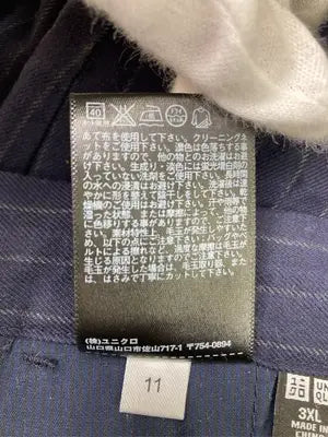 UNIQLO/ユニクロ/スラックス/パンツ/ネイビー/3XL