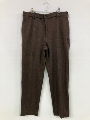 UNIQLO/ユニクロ/スラックス/パンツ/ブラウン/S   ウエスト68-76cm