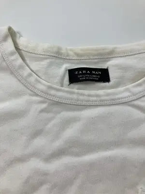 ZARA MAN/ザラマン/Tシャツ/カットソー/トップス/アイボリー/USA L