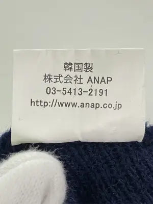 ANAP/アナップ/ニットキャップ/ビーニー/帽子/ネイビー