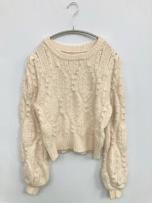 ZARA/ザラ/ニット/セーター/トップス/アイボリー/M