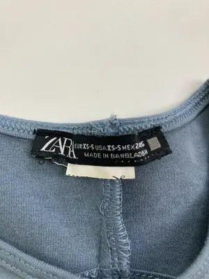 ZARA/ザラ/Tシャツ/カットソー/トップス/グレー/EUR XS-S