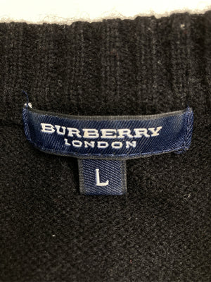 BURBERRY LONDON/バーバリーロンドン/ニット/セーター/トップス/ブラック/L