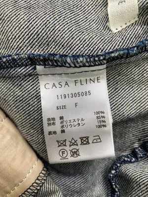 CASA FLINE/カサフライン/ジャンパースカート/ワンピース/ドレス/ネイビー/F