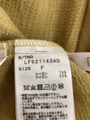 LOWRYS FARM/ローリーズファーム/Tシャツ/カットソー/トップス/イエロー/FREE