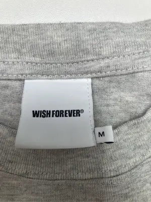 WISH FOREVER/ウィッシュフォーエバー/Tシャツ/カットソー/トップス/グレー/M