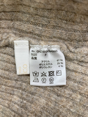 Chico/チコ/ニット/セーター/トップス/ベージュ/F