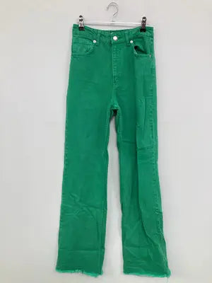 ZARA/ザラ/デニムパンツ/パンツ/グリーン/EUR34 USA2 MEX24