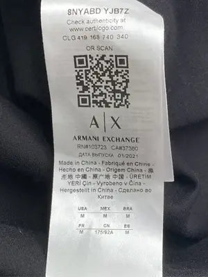 ARMANI EXCHANGE/アルマーニエクスチェンジ/ワンピース/ワンピース/ドレス/ブラック/M