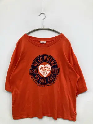 RCWB/Tシャツ/カットソー/トップス/オレンジ/FREE
