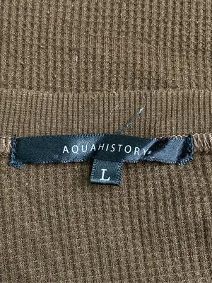 AQUAHISTORY/ワンピース/ワンピース/ドレス/ブラウン/L