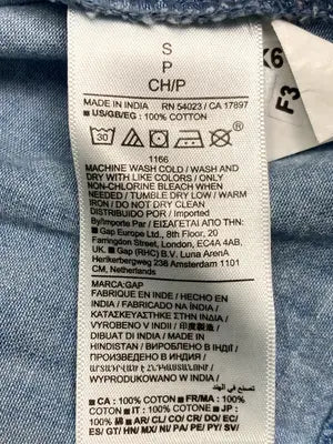 GAP/ギャップ/シャツワンピース/ワンピース/ドレス/ブルー/S