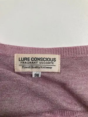LURE CONSCIOUS/ニット/セーター/トップス/ピンク/38