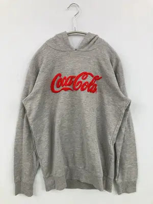 Coca Cola/コカコーラ/パーカー/トップス/グレー/M  バスト79～87  身長154～162