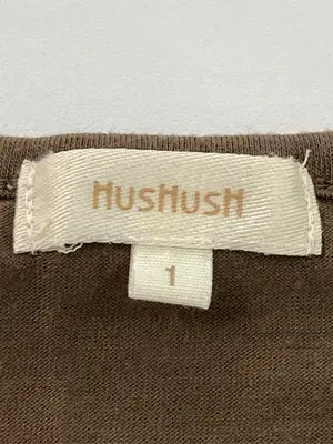HushusH/Tシャツ/カットソー/トップス/ブラウン/1