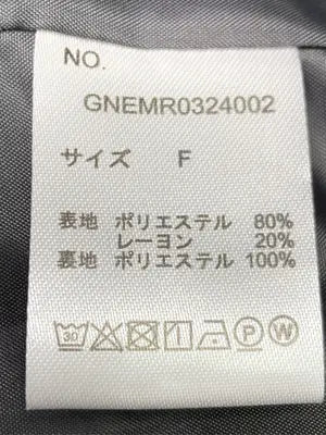 GIUNON/ワンピース/ワンピース/ドレス/グレー/F