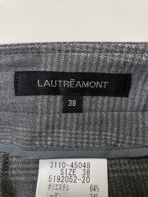 LAUTREAMONT/ロートレアモン/スラックス/パンツ/グレー/38