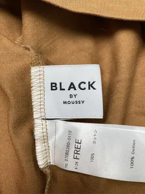 BLACK by moussy/ブラックバイマウジー/Tシャツ/カットソー/トップス/ブラウン/FREE