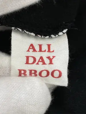 ALL DAY BBOO/オールデイプー/Tシャツ/カットソー/トップス/ブラック