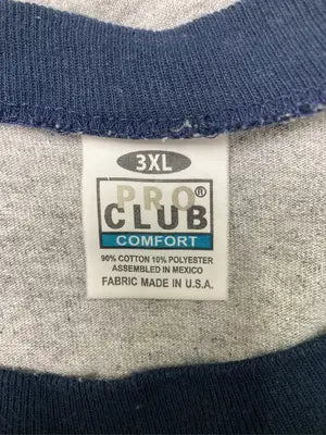 PRO CLUB/Tシャツ/カットソー/トップス/グレー/3XL