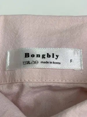 Bongbly/シャツ/ブラウス/トップス/ピンク/F