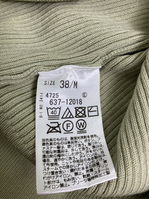 OPAQUE.CLIP/オペークドットクリップ/ニット/セーター/トップス/カーキ/38/M