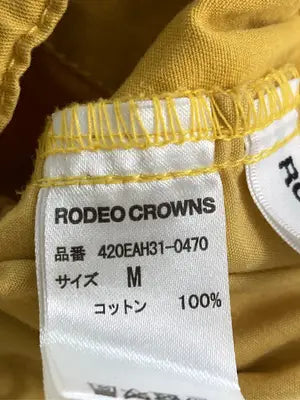 RODEO CROWNS/ロデオクラウンズ/チノパンツ/パンツ/イエロー/M