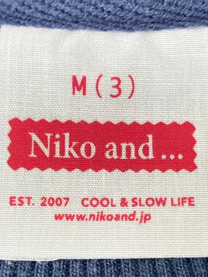 niko and .../ニコアンド/スウェット/トップス/ネイビー/M