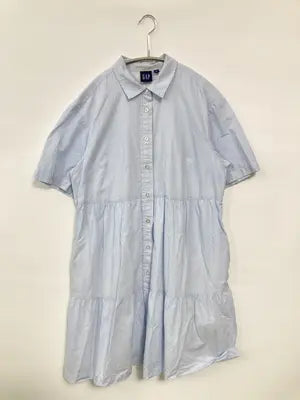 GAP/ギャップ/シャツワンピース/ワンピース/ドレス/スカイブルー/M