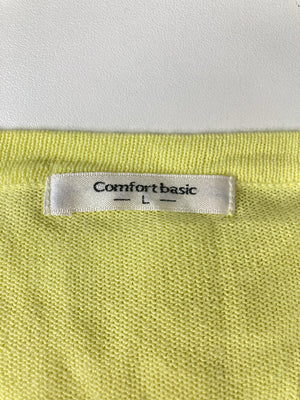 Comfort basic/コンフォートベーシック/カーディガン/ボレロ/トップス/イエロー/L