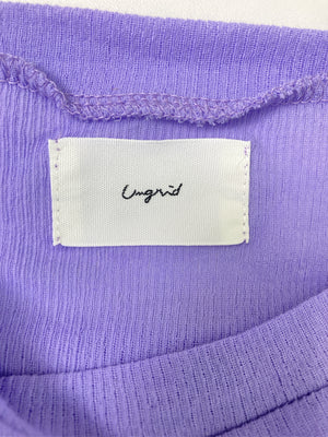 Ungrid/アングリッド/Tシャツ/カットソー/トップス/パープル/F