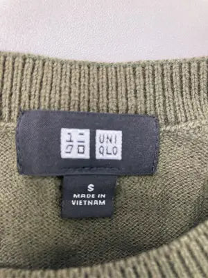 UNIQLO/ユニクロ/ニット/セーター/トップス/カーキ/S