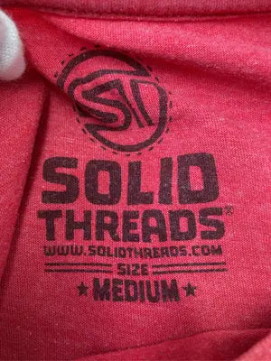 SOLID THREADS/Tシャツ/カットソー/トップス/レッド/MEDIUM