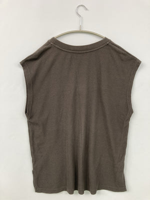 CINEMA CLUB/シネマクラブ/ノースリーブ/トップス/グレー/L