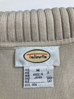 TALBOTS/タルボッツ/ニット/セーター/トップス/ベージュ/M