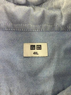UNIQLO/ユニクロ/シャツ/ブラウス/トップス/ブルー/4XL