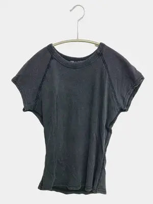 ZARA/ザラ/Tシャツ/カットソー/トップス/ブラック/USA S