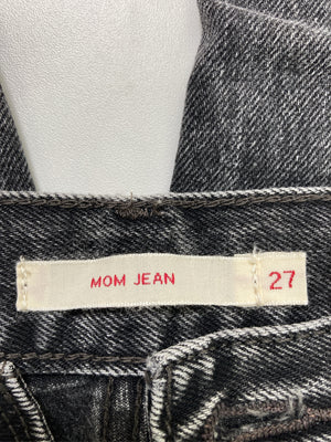 MOM JEAN/デニムパンツ/パンツ/ブラック/27