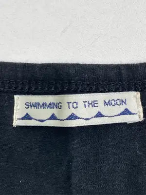 SWIMMING TO THE MOON/タンクトップ/トップス/ブラック/M