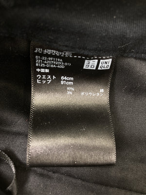 UNIQLO/ユニクロ/スカート/スカート/ブラック/ウエスト64cm ヒップ91cm