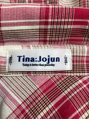 TINA:JOJUN/ティーナジョジュン/シャツ/ブラウス/トップス/レッド/M