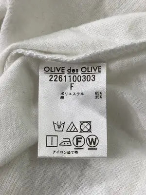 OLIVE des OLIVE/オリーブデオリーブ/Tシャツ/カットソー/トップス/ホワイト/F