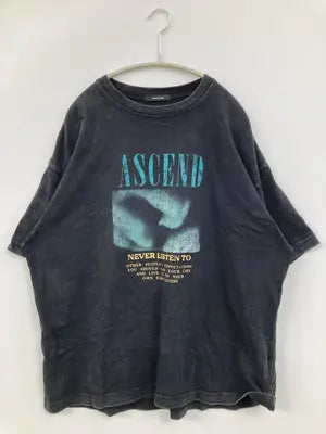JEANASIS/ジーナシス/Tシャツ/カットソー/トップス/ブラック/L