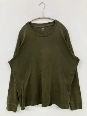 UNIQLO/ユニクロ/Tシャツ/カットソー/トップス/カーキ/XL